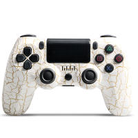 BLUEKAKA para controlador inalámbrico PS4 controlador de mando de juegos con doble vibración y botones de disparo con conector de 3,5mm - details 5