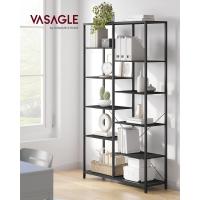Estantería de 5 Niveles Diseño Rústico Marrón y Negro para Sala, Baño, Cocina Montaje Simple - details 7