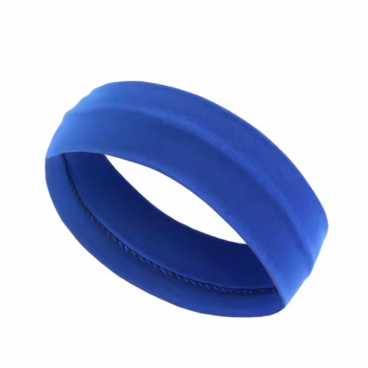 Diadema deportiva absorbente de sudor, banda elástica para la cabeza, bandas de sudor antideslizantes, diadema de Color puro, banda para el cabello de Yoga - 1