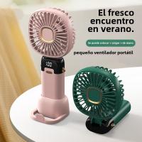 Nuevo Ventilador De Mano Portátil Ventilador Portátil Al Aire Libre Mini Ventilador Eléctrico De Tres Velocidades De Ajuste - details 9