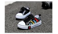 Cordones de lona informales para niños y niñas, cordones de dinosaurios de dibujos animados, dinosaurio, clásico, moderno, novedoso - details 7