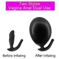 Empaquetado privado SEXY Iatable Anal Plug para expansor vaginal hombres dilatador de trasero consoladores grandes juguetes sexuales femeninos juegos para adultos parejas eróticas Bondage - details 0