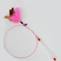 Juguetes de Gato de Alambre de Acero Pluma Interactiva para Gatito 2pcs con Cuentas y Campanillas - details 13