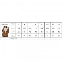 Top de chaqueta de terciopelo cálido de Invierno para mujer，Añadir abrigo de bolsillo con Cuello de piel de Cachemira - details 0