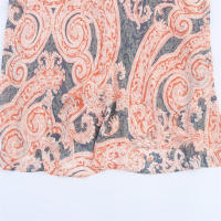 🧡 🧡 🧡 Vestido plisado de manga corta con cuello en V - details 8