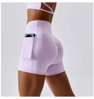 Shorts de Cintura Cruzada para Mujer Ouwu Comodidad en Gimnasio, Yoga, Correr, Entrenamiento - details 9