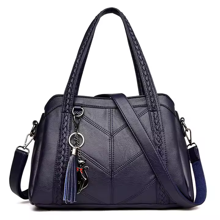 Bolso de cuero de lujo para mujer, Bandolera de hombre de alta calidad - 1