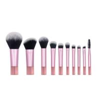 Maquillaje cepillo 10pcs mini set cristal manija portátil de viaje polvo suelto maquillaje rubor cepillo - details 4