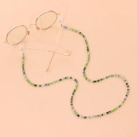 Cadena de gafas con forma de bola de arroz para mujer, dispositivo de fijación antideslizante multiusos, versátil, colorido, a la moda - details 11