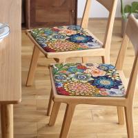 Alfombrilla Para Silla Con Estampado Floral, Cojines Transpirables De Poliéster Para el Hogar, 1 Unidad - details 5