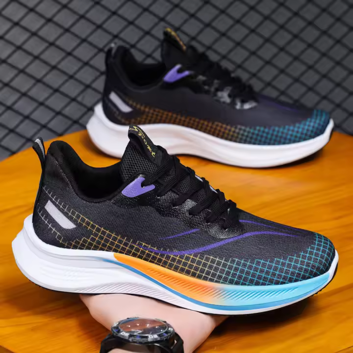 Zapatos casuales, zapatos deportivos para correr de verano, zapatos de papá, tendencia transfronteriza, zapatos de hombre de malla transpirable, moda versátil, zapatos de estudiante - 1