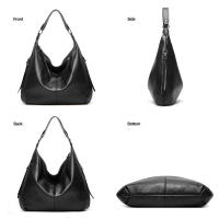 Bolso de hombro de piel sintética para mujer, conjunto de tres piezas, suave - details 27