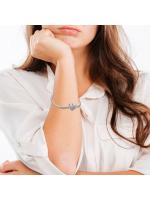 Pulsera de plata de ley 925 con forma de corazón y mariposa para mujer, brazalete de cadena de seguridad, compatible con abalorios originales, joyería - details 39