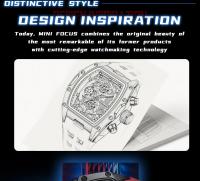 Reloj deportivo de carreras de lujo para hombre, esfera esqueleto de barril, resistente al agua, luminoso, reloj de pulsera para exteriores, reloj de negocios para hombre - details 1