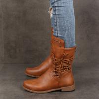 Botas Martin para mujer, zapatos planos informales, botas cortas - details 2
