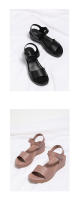 Sandalias de cuña de playa con relieve, nuevas sandalias de verano de tacón alto, modernas, cómodas y casuales, zapatos romanos de una sola tira. - details 5