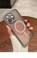 Funda magnética de lujo con armadura translúcida mate a prueba de golpes para iPhone 14, 13, 12, 11, 15 Pro Max Plus, funda de carga inalámbrica Magsafe - details 13