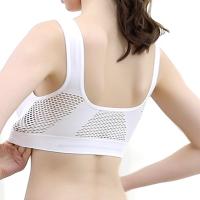 Chaleco deportivo transpirable para mujer, sujetador absorbente para el sudor, almohadilla a prueba de golpes, Top deportivo para pista y campo, gimnasio, correr, Fitness - details 0