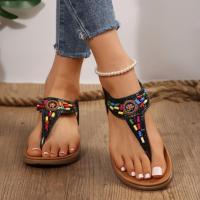 Sandalias Planas de Estilo Bohemio para Mujer Sandalias de Gladiador con Clip - details 16