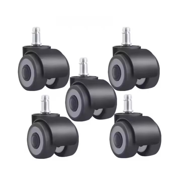 Barreras de Doble Rueda Universales 2 Pulgadas 10mm/11mm Tpr Mudo Paquete de 5 - 1