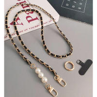 Cordón para teléfono móvil para mujer, funda para teléfono con correa larga para cuello y hombro, cordón Universal, cadena cruzada larga con perlas - details 5
