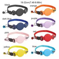 Collar de silicona antipérdida para Gato, Collar protector GPS impermeable ajustable para mascotas con campana, Collar rastreador de posicionamiento para perros - details 0
