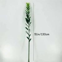 La decoración del hogar de 51 pulgadas incluye plantas, grandes ramas de plantas artificiales, láminas de plástico falsas y árboles de banyan verdes en los dormitorios. - details 12