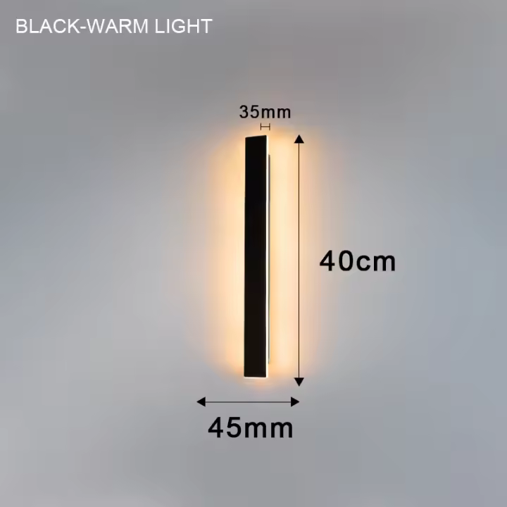 Lámparas de Pared Largas LED para Exteriores PARKSON AC110V 220V IP67 Impermeable Iluminación para Jardín Villa Porche Luminaire - 1