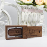 JASTER USB 2.0 Flash Drive de 128GB Regalo Creativo de Negocios con Caja de Madera - details 6