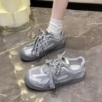 Zapatos informales De malla para mujer, zapatillas Retro transpirables De suela gruesa, De entrenamiento, para verano - details 10