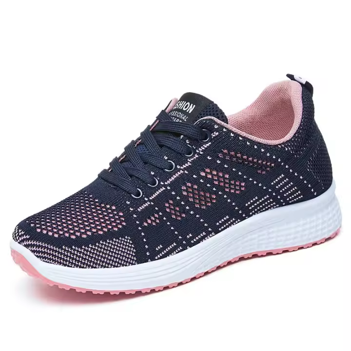 2025 primavera nueva moda zapatos de mujer zapatos planos suaves para caminar antideslizantes zapatos deportivos casuales zapatillas deportivas para dama - 1