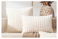 1 Uds. Funda de almohada bohemia de 45x45, funda de cojín de felpa para sala de estar, cama, sofá, decoración suave, fundas de almohada para decoración del hogar/Navidad - details 6