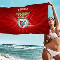 Club de fútbol b-benfica baño microfibra suave absorbente de agua transpirable para niñas niños toalla de playa decorativa de dibujos animados - details 1