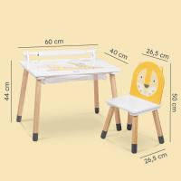 Estantería para niños de Madera, Sweet Safer, con 6 cajones de Almacenamiento para Juguetes y Libros, Color Amarillo - details 17