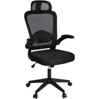 Silla de Oficina Ergonómica Ejecutiva Giratoria con Ruedas Transpirable con Malla Altura Ajustable - details 0
