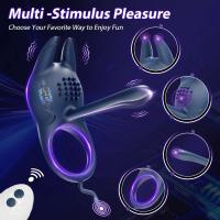 Leten-vibrador de eyaculación con Control remoto para hombre, anillo retardante de estimulación del clítoris, juguete sexual de penetración para pareja - details 5