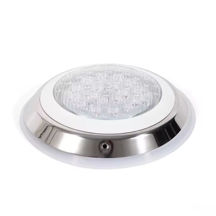 Luz LED subacuática RGB de 12V y 54W para piscina, lámpara de Spa, mando a distancia inoxidable - 1