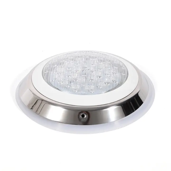 Luz LED subacuática RGB de 12V y 54W para piscina, lámpara de Spa, mando a distancia inoxidable - 1