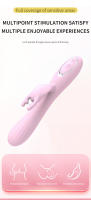 Sile-varilla de vibración de cabeza de ciervo de doble vibración para adultos, productos sexuales para mujeres, dispositivo de masturbación divertido para enchufar en la habitación - details 1