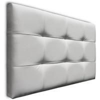 Tapizado Acolchado de Dormitorio con capitoné Modelo Tablet en Polipiel Blanco y Medida - details 3