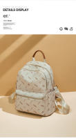 FOXER Mochila de viaje retro para mujer con firma de moda - details 28