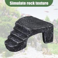 Plataforma para reptiles, decoración para acuario, escalera acuática, anfibio - details 4