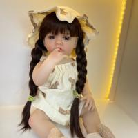 BZDOLL-Muñeca Reborn realista de silicona suave de cuerpo completo para niña, juguete de casa de juegos, regalo de cumpleaños, 55CM, 22 pulgadas - details 3