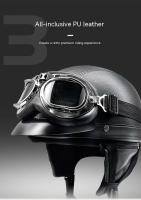 Cascos de moto semiabiertos, gafas de protección UV - details 1