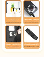 Estudio Fotográfico LED Portátil 40x40cm, 3 Fondos, Iluminación Profesional Ajustable 5600K, Diffusor Suave, Trípode Blanco/Negro - details 7