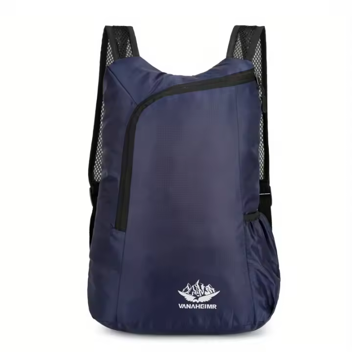 Mochila Plegable para Exteriores Ligera Bolsa de Viaje Mochila Plegable Exterior Color Beige Claro - 1