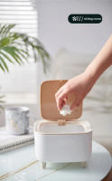 Cubo de Basura de Plástico para Hogar y Oficina Caja de Almacenamiento de Residuos de Mesa Compacta para Limpieza y Reciclaje - details 7