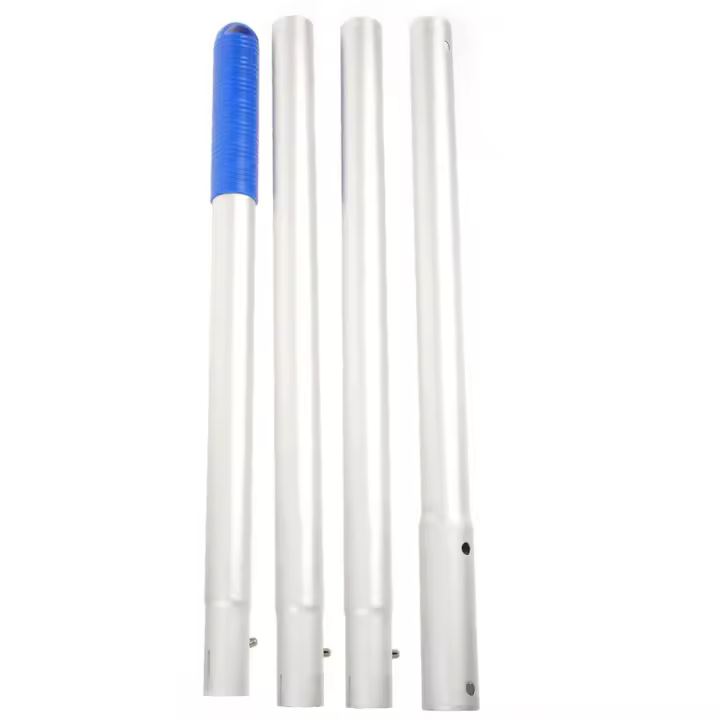 Caña de pescar para piscina, Skimmer de cepillo de Metal para piscina, Skimmer de piscina, limpiador de piscina, Poste A - 1