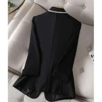 Chaqueta de Traje de Moda para Mujer Otoño 2024 Protección Solar Ligera Estilo Negro Delgado - details 6