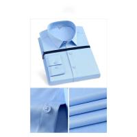 Camisa elástica de manga larga, nuevos productos antiarrugas, blusa vertical masculina, camisa masculina (Regalo 1 pieza) - details 31